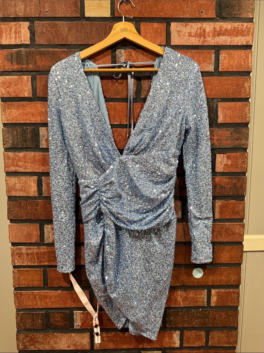 Emprada Sequin Long Sleeve  Dress